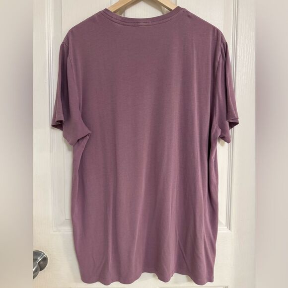 Marine Layer Signature Crew Tee – Fig Purple – Size L/XL - Picture 6 of 9